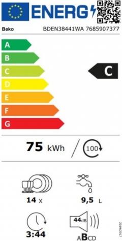 Energie-Label Beko BDEN38441WA