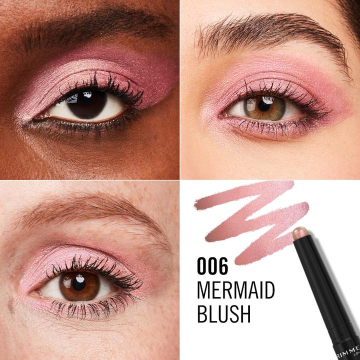 Image du produit Rimmel London Stick d'ombre à paupières Wonder'Last (006 Mermaid Blush)
