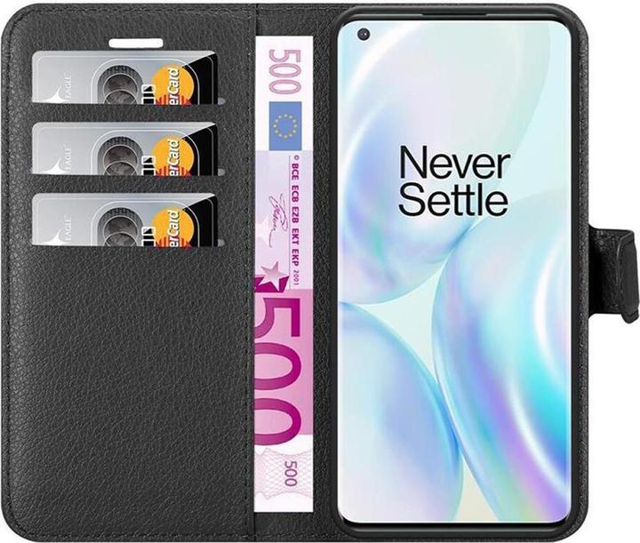 Actual product image Cadorabo Book with stand function cover (OnePlus 8 Pro)