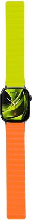 Actual product image Mobile Origin Magnetic Watch Strap II orange/green - Apple Watch 49mm/46mm/45mm/44mm