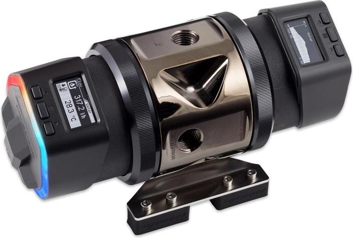Produktbild Aqua Computer ULTITOP DUAL D5 MIRROR Pumpendeckel für zwei D5 Pumpen