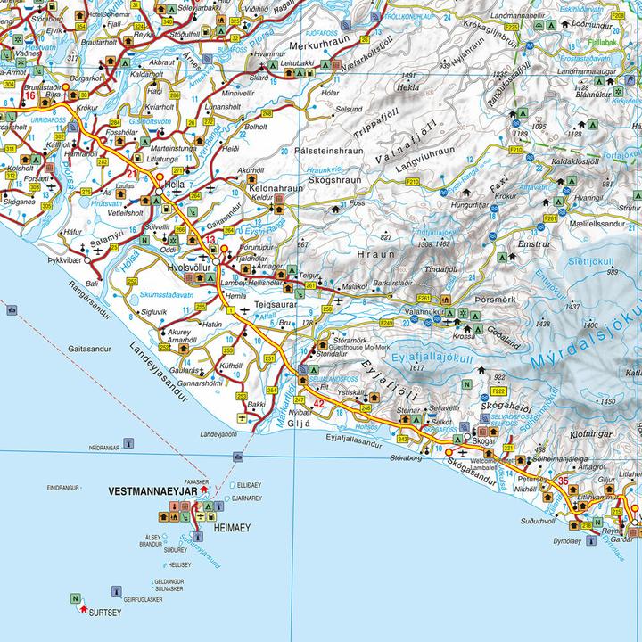 Actual product image Island, Strassenkarte 1:400.000, freytag & berndt