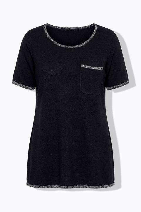Produktbild Miamoda Strick-Shirt, Komfort Fit, Feinstrick, Glitzernähte (54)
