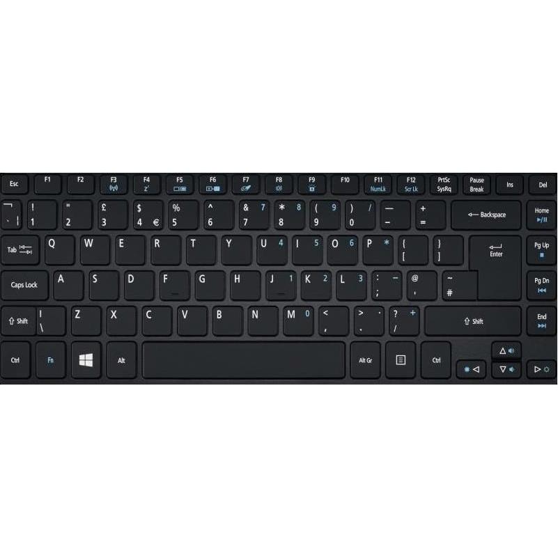 Acer KEY BD.BLACK.SWISS/G, Notebook Ersatzteile, Schwarz