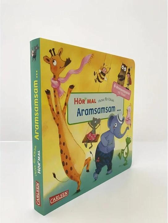 Actual product image Hör mal: Verse für Kleine: Aramsamsam... und andere Bewegungsspiele mit Musik (German, Various, 2018)