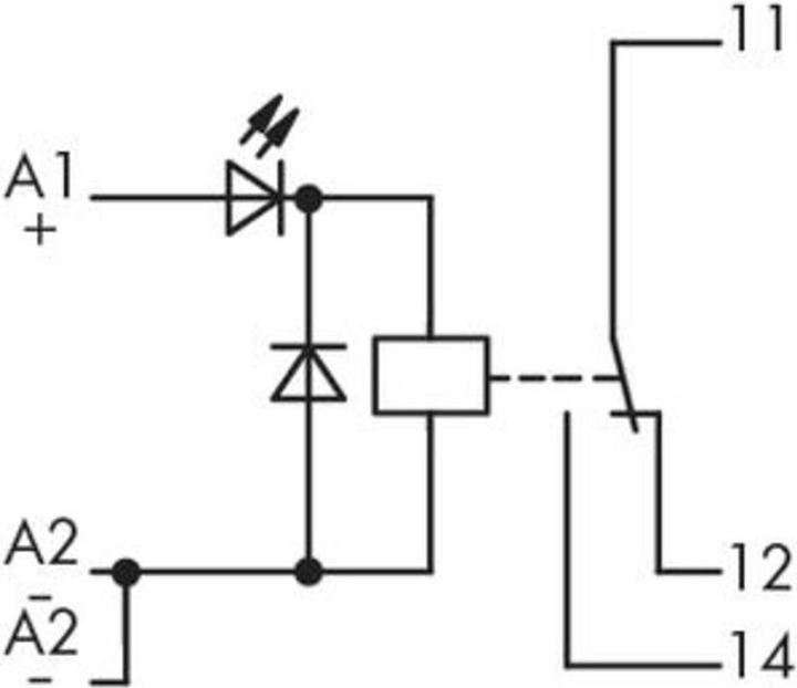 Produktbild Wago Steckrelais 24 V/DC 7 A 1 Wechsler 286-304 1 St. (286-304)