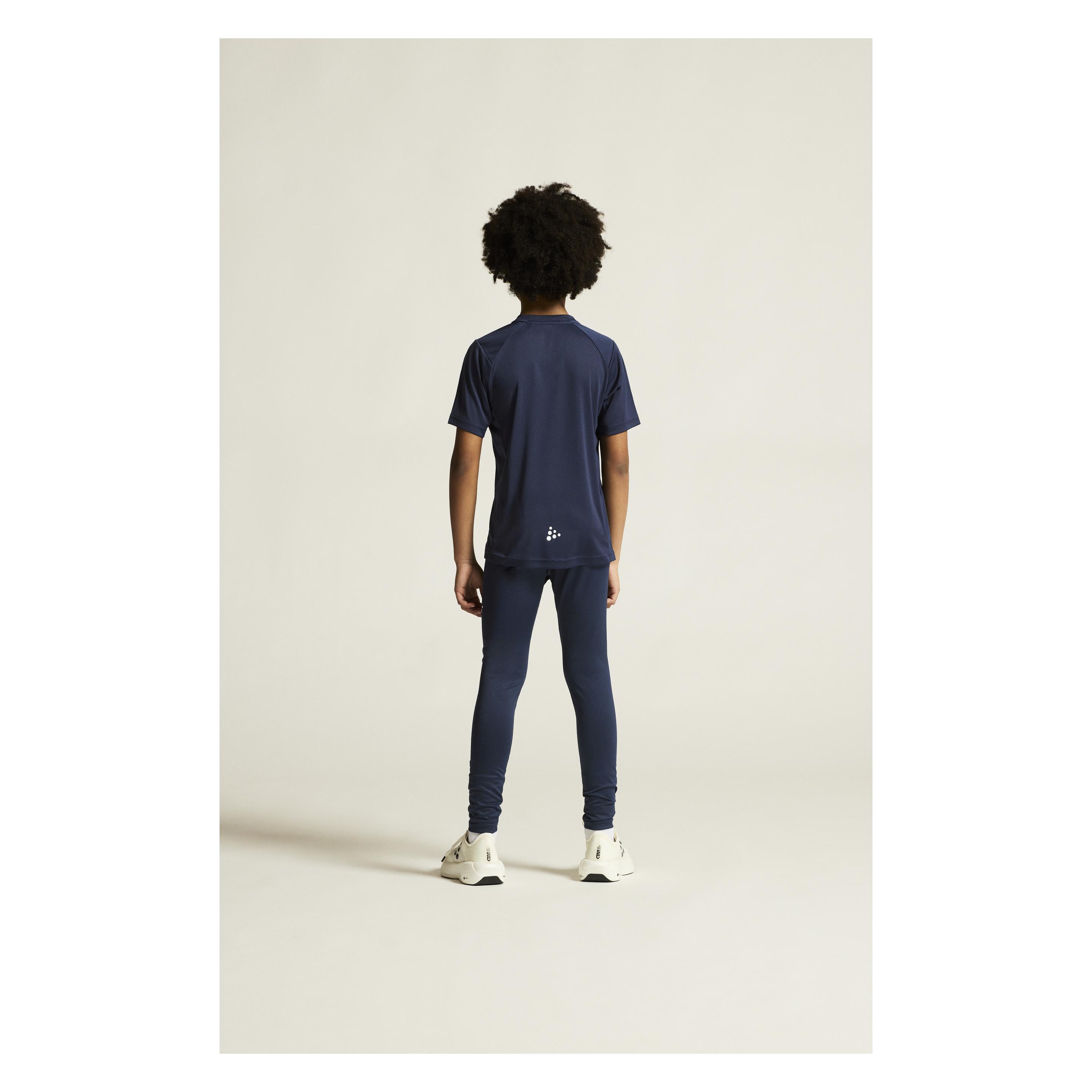 Craft, Mädchen, Sportshirt, Rush 2.0 Ss Tee Jr (158, 164), Blau, 164, 158