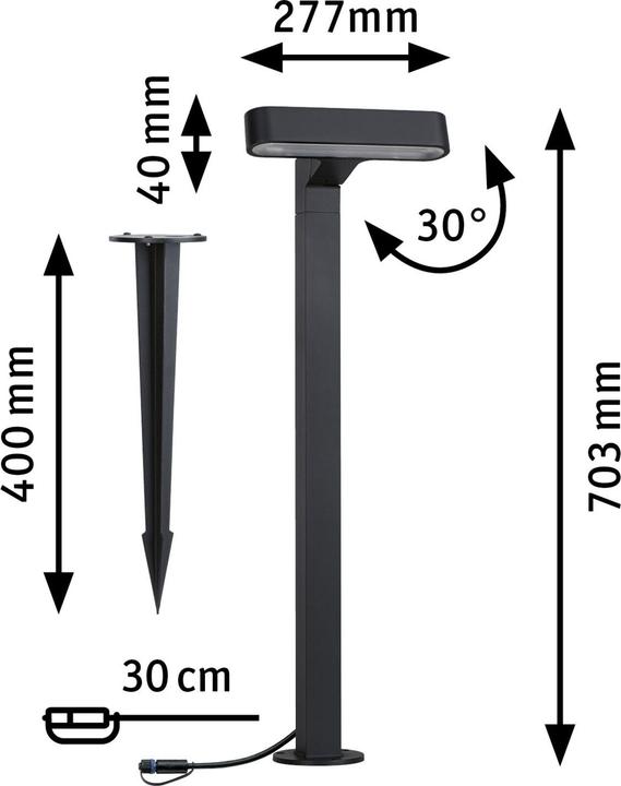 Produktbild Paulmann Outdoor Plug & Shine Ito (700 lm, IP65)