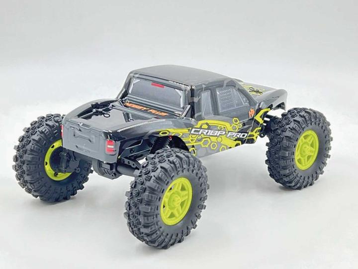 Actual product image Absima Hobby Plus CR18P EVO PRO JUICED Gelb Brushless 1:18 RC Modellauto Elektro Truggy (RTR Ready-to-Run)