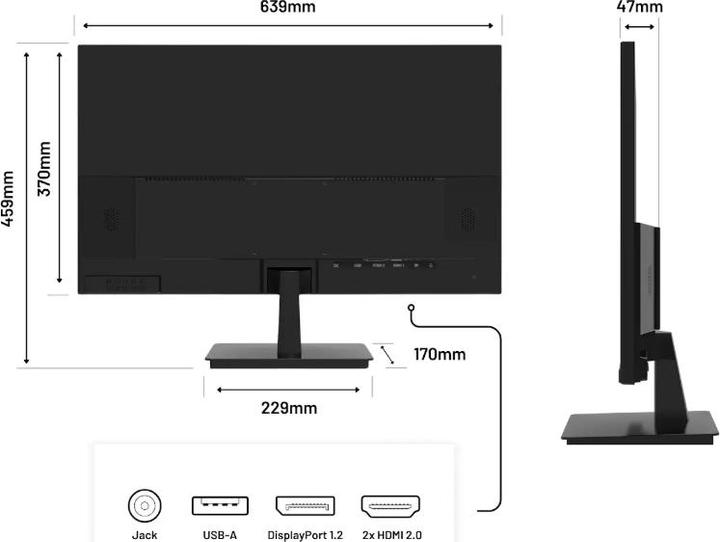 Image du produit Japannext 71,1cm JN-I280UHD60F-P 16:9 HDMI/DP UHD (3840 x 2160 pixels, 27.99")