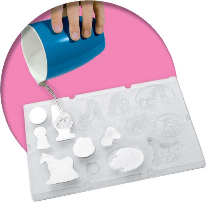 Actual product image Ses Plaster cast and painting - horses