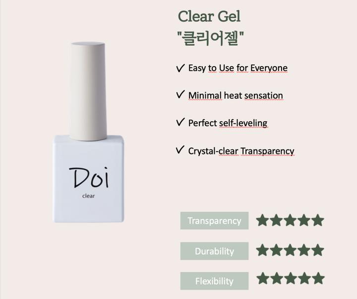 Produktbild Nailbayo DOI Clear Gel - New Formulation (10ml) (Gel-Effekt Nagellack)