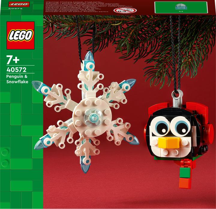 Actual product image LEGO Penguin with snowflake (40572, LEGO DC)
