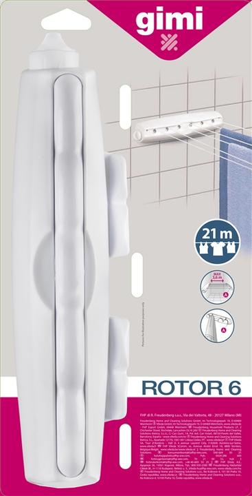 Actual product image Gimi DRYER FOR CLOTH ROTOR 6 NEW 40X360X8,5