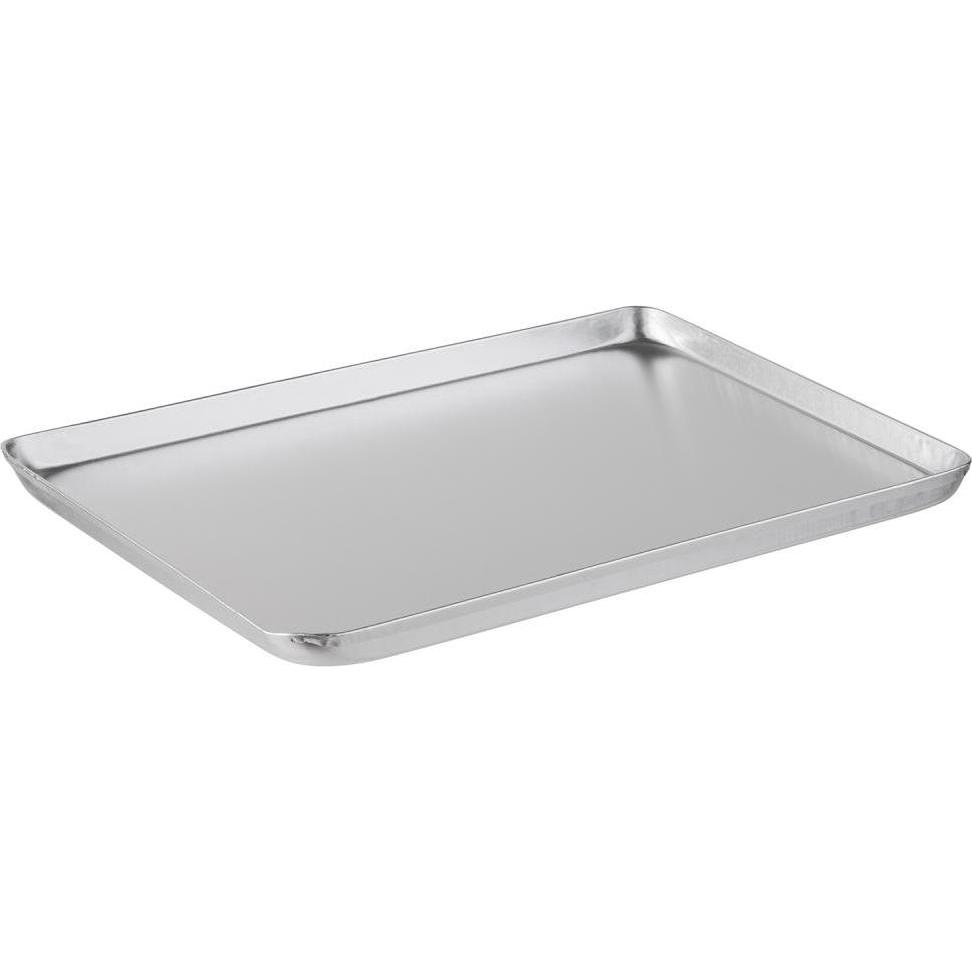 APS Kuchenblech Silber, ca. 40x25cm, H2cm, Backpapier, Silber