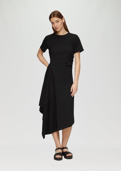 Image du produit S.Oliver Kleid Tailliertes Midikleid mit Raffungen und asymmetrischem Rock (44)