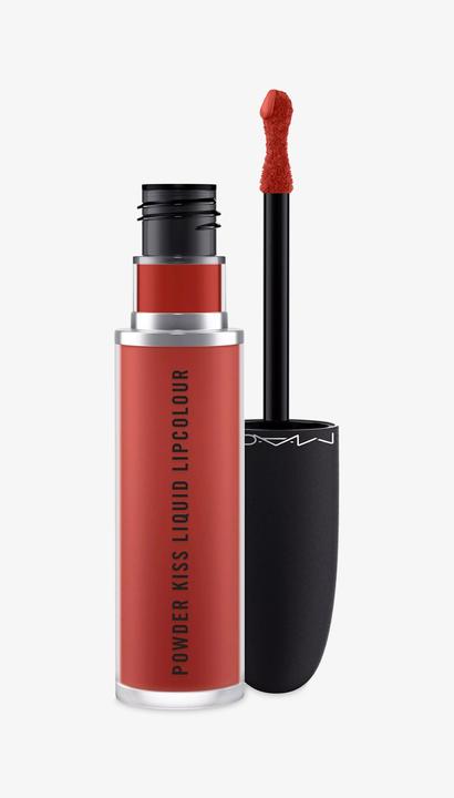 Actual product image MAC Cosmetics Powder Kiss Liquid Lipcolour (Devoted To Chili)