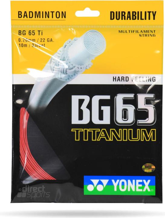 Immagine prodotto Yonex BG 65 TI RED X8607751