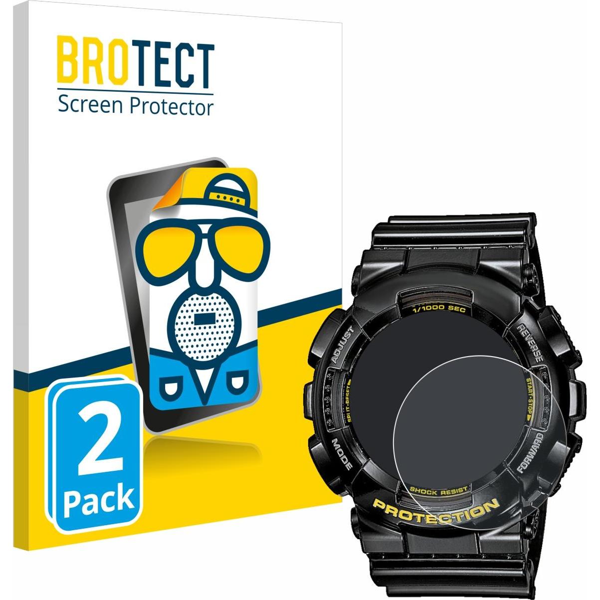 BROTECT Entspiegelungs-Schutzfolie Displayschutz Matt, Smartwatch Schutzfolie, Grau