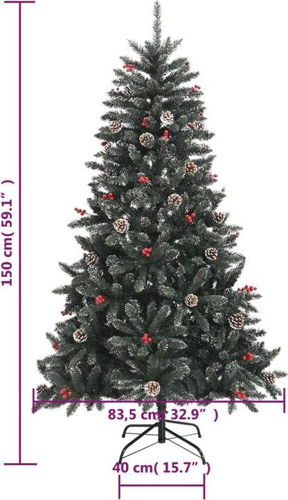 Produktbild vidaXL Weihnachtsbaum (150 cm)