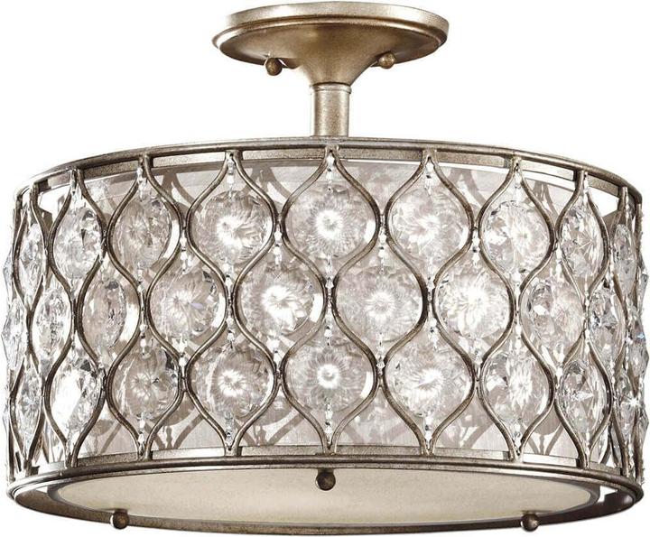 Image du produit Elstead Lighting Lucia Plafonnier E27 triple argent bruni (E27)