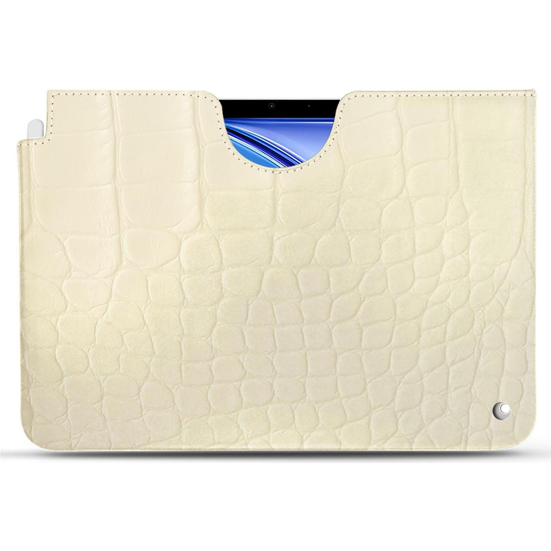 Noreve Lederschutzhülle (iPad Air 2020 (4. Gen), iPad Air 2022 (5. Gen)), Tablet Hülle, Beige