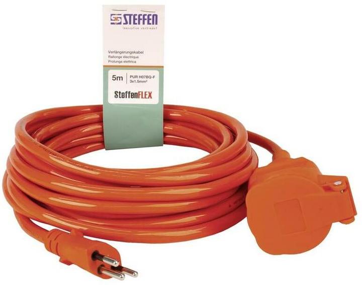 Immagine prodotto Steffen SteffenFLEX Verlängerungskabel PUR 3x1.5mm2 5m T12-T13 or (5 m, Tipo 13)