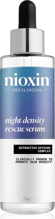 Nioxin Night Density Rescue Hair Thickening Serum for Men and Women with Ginger and Caffeine 70ml (70 ml)