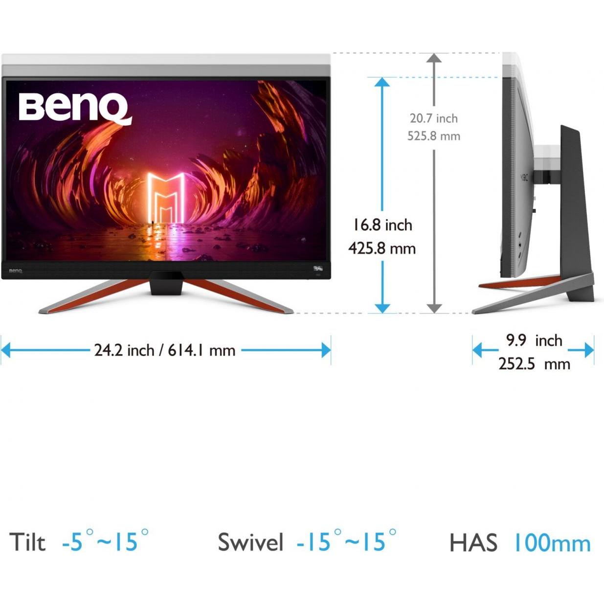 Thumbnail - BenQ EX2710Q (2560 x 1440 Pixel, 27"), Monitor, Schwarz