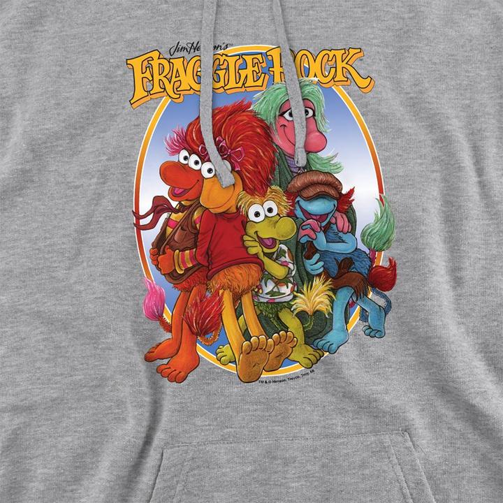 Produktbild Fraggle Rock Kapuzenpullover meliert (M)
