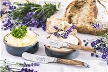 Produktbild Laguiole Luxury Line Buttermesser Olivenholz (4 Stück, Besteck Set)