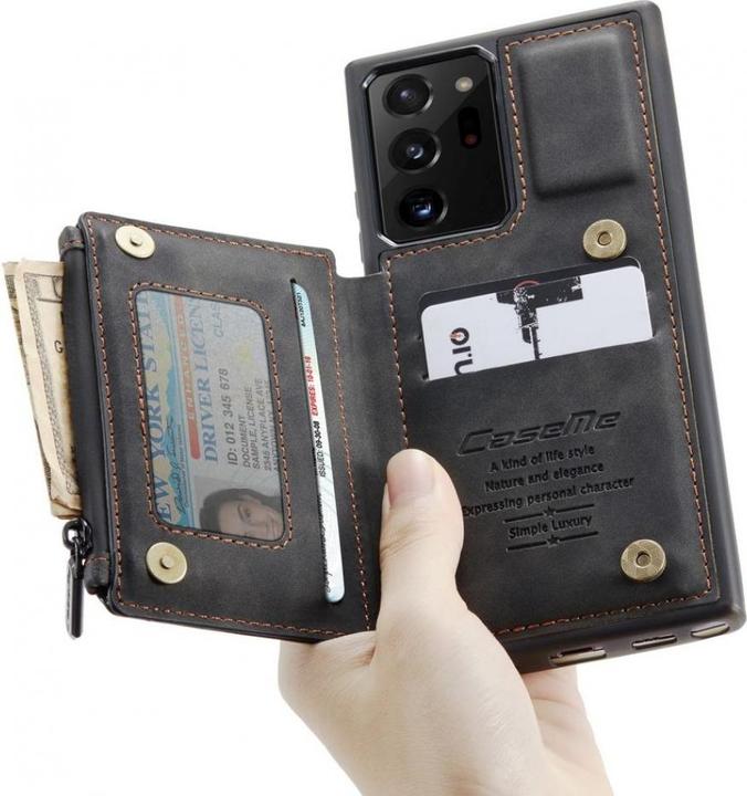 Productafbeelding Caseme Samsung Galaxy Note20 Ultra Lederen Hoesje Kaarthoesje (Samsung Galaxy Note 20 Ultra)