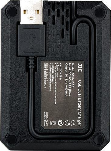 Image du produit JJC Chargeur double USB pour Canon LP-E6N (Chargeur de batterie d'appareil photo)