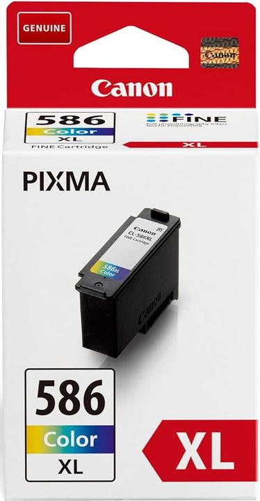 Actual product image Canon CL-586XL (C, M, Y)