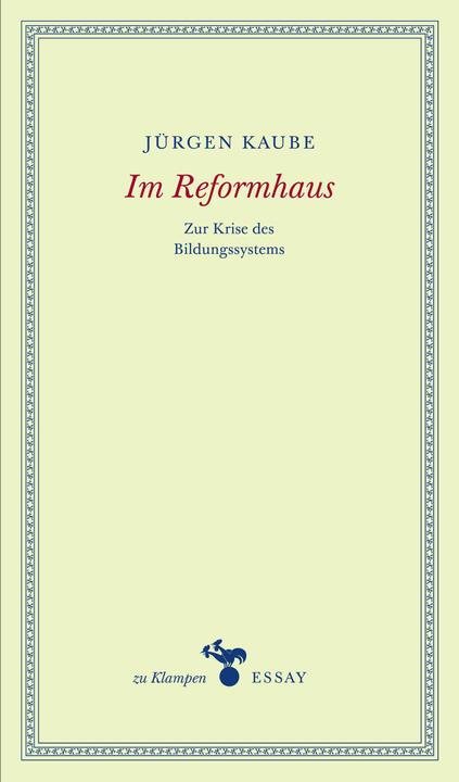 Produktbild Im Reformhaus (Deutsch, Jürgen Kaube, 2015)