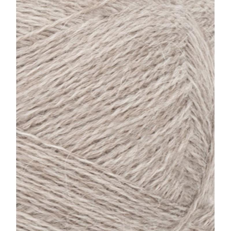 Sandnes Garn col. 2650 lys beigemelert ca. 400 m 50 g, Garn + Wolle, Beige
