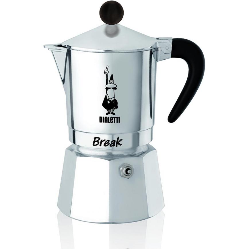 Bialetti Argento Break, Caffettiera Moka,