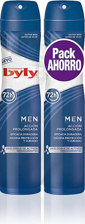 Image du produit Byly For Men Déodorant Spray 200ml - Pack de 2 (Spray, 200 ml)