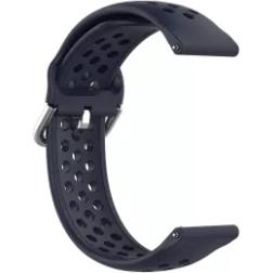 Thumbnail - Strap-it Armband (22 mm, Silikon, vivoactive 4), Uhrenarmband, Blau