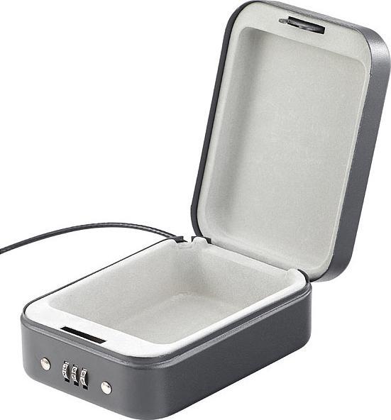 Image du produit Xcase Mini coffre-fort en acier avec serrure à combinaison & câble de sécurité (0.70 l)