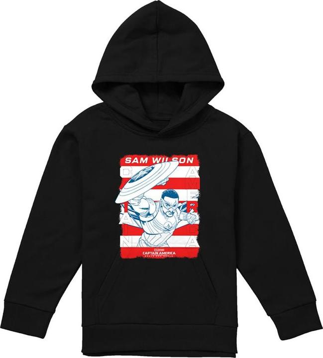 Produktbild Captain America Kapuzenpullover meliert (128)