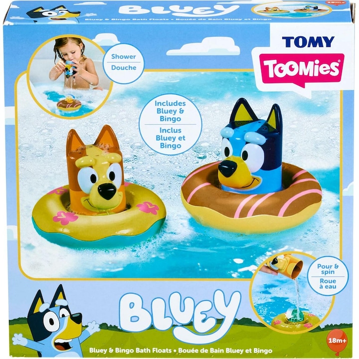 Tomy Bluey zwemeiland 2-pack
