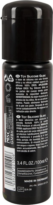 Actual product image Eros Toy Silicone Glide (100 ml)