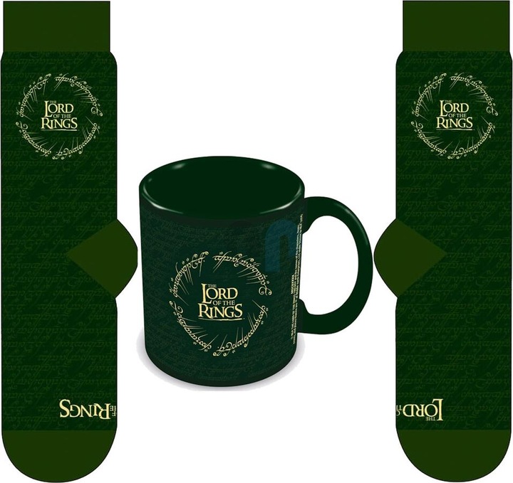 Produktbild Pyramid Der Herr der Ringe Set Tasse und Socken (315 ml, 4 x)