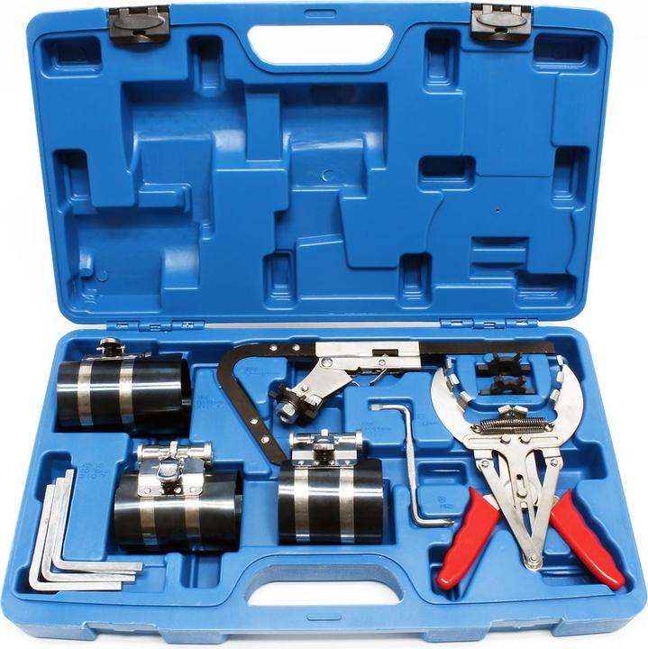 Produktbild Wiltec Kolbenringzange Kofferset Kolbenringspannband Kolbennutreiniger Kolben (470 mm)