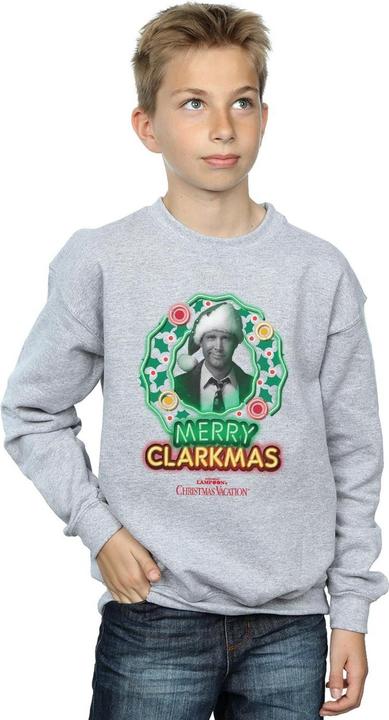 Produktbild National Lampoon´s Vacation National Lampoon's Christmas Vacation Greyscale Clarkmas Sweatshirt Jungen (116)