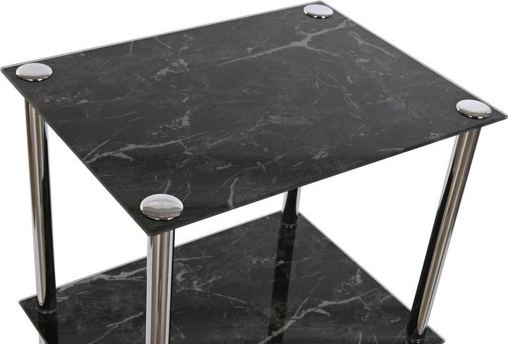 Productafbeelding DKD Home Decor Bathroom Shelves Crystal Steel (40 x 30 x 105 cm) (40 x 30 x 105 cm)