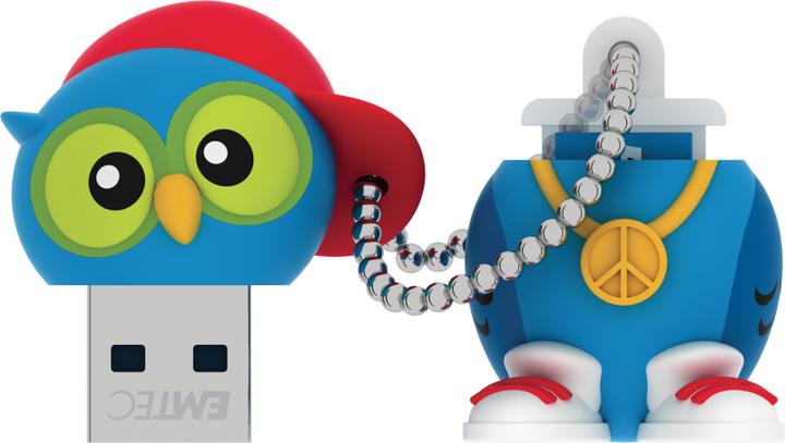 Actual product image Emtec M341 DJ Owl (16 GB, USB-A, USB 2.0)