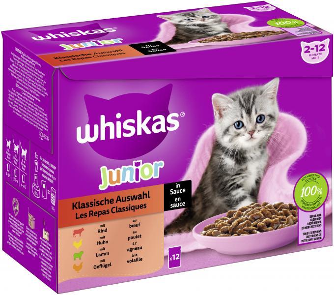 Produktbild Whiskas Multipack (Junior, 12 Stk., 1020 g)