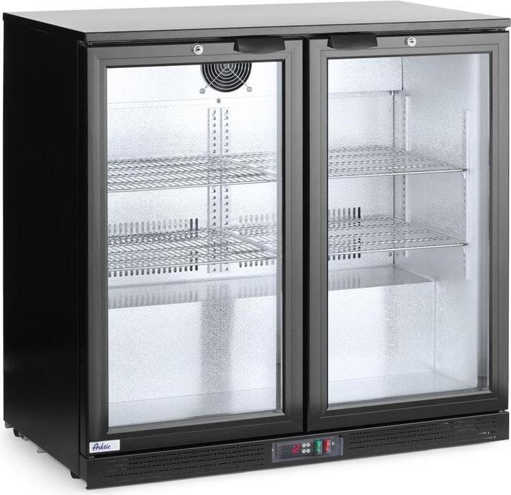 Produktbild Hendi Bar Kühlschrank doppeltürig 200 l 230V 160W (180 l)